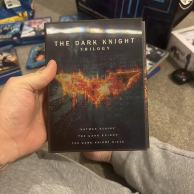 The Dark Knight Trilogy DVD ( Holographic Cover) Batman 3-Film Box Set with book - Image 1 of 4