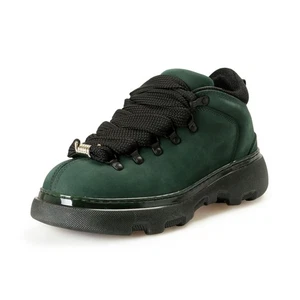 Burberry Herren "Trek Boot" Weingrün Leder Wanderschuhe Schuhe US 12 EUR 45 - Bild 1 von 8