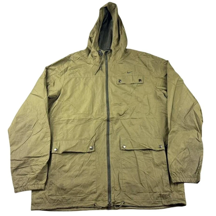 Chaqueta Nike Storm-Fit Hombres L Verde Abrigo de Campo The Athletic Dept Rain Shell FA11 Foto 1 de 4