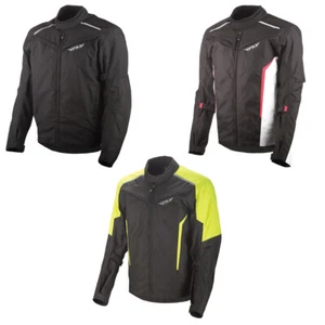 Para hombres Adultos FLY Baseline Calle Motocicleta Chaqueta Montar Abrigo Nylon con Armadura - Imagen 1 de 5