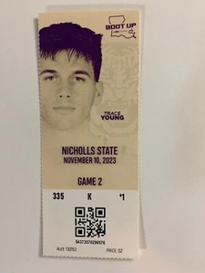 LSU TIGERS vs NICHOLLS STAAT, 10. NOVEMBER 2023, TICKET STUB- - Bild 1 von 1