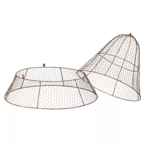2pc Cloche 55cm Dome Plant/Vegetable Cover/Hat Protector Garden Decor Set Copper - Picture 1 of 3