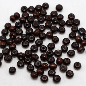500 Brown 6mm(1/4") Round Wood Beads~Wooden beads - Picture 1 of 6