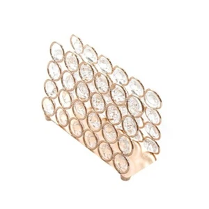 Elegant Napkin Holder for Dining Room Kitchen Countertop Crystal Tissue Holder - Imagen 1 de 6