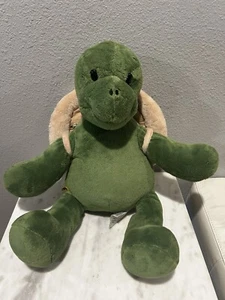 Build-A-Bear Trekkin Turtle W/Removable Backpack Shell BAB Plush 17” EUC cute - Picture 1 of 5