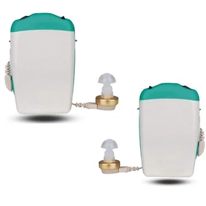 Axon F-18 Pocket Hearing Amplifier For Mild to Moderate Hearing Loss(Pack of 2) - Picture 1 of 4