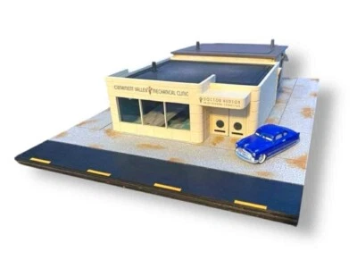 Disney Cars Precision Doc’s Medical Clinic Playset  CUSTOM - Image 1 of 4