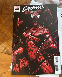 Carnage - Black White & Blood #1 2021 Lee InHyuk Variant - Foto 1 di 4