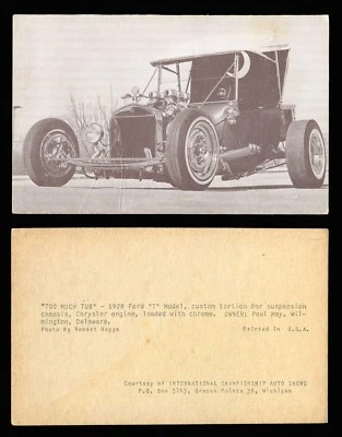 DE COLECCIÓN - AÑOS 60 - CAMPEONATO INTL AUTO SHOWS - 4 TARJETAS ARCADE DIFERENTES Foto 1 de 4