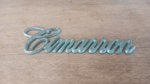 1982-1988 Cadillac Cimarron Fender Door Emblem nameplate Oem used - Picture 1 of 2