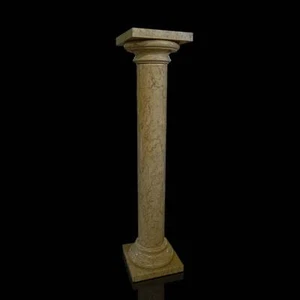 Columna Clásico En Mármol Amarillo Egipto Arabesque Marble Column A 100cm - Picture 1 of 1