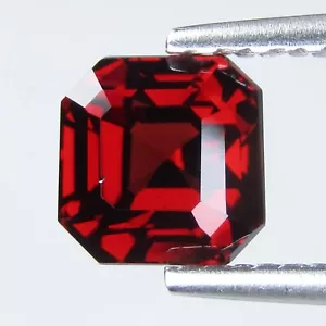 1.74 Cts Natural Almandine Garnet Square Shape Loose Gemstone - Picture 1 of 2