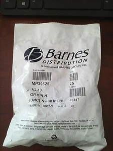 Barnes Distribution MP39625 GR 8 PLN X25 Locknut V - Picture 1 of 2