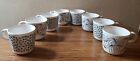 Ikea Black And White Coffee Tea Mug Cup 15199 Set Of 8