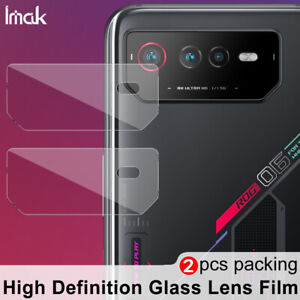 2pcs IMAK Clear Camera Lens Glass screen Film For Asus ROG Phone 6 Pro 5 / 5S