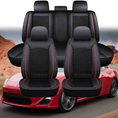 For Scion tC xB Seat Cover 5-Seat Full Set Leather Front & Rear Protectors - Image 1 of 4