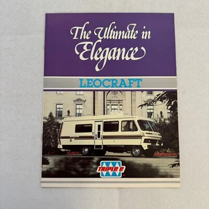 Leocraft Wohnmobil Camper Wohnmobil Verkaufsprospekt Katalog Oldtimer Werbung - Bild 1 von 5