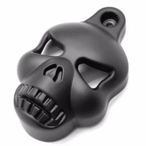 SKULL HORN COVER For Harley Big Twins V-Rods Dyna Sportster Softail 92-14 Custom - Picture 1 of 3
