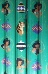 Disney Aladdin Princess Jasmine GIFT WRAP WRAPPING PAPER ROLL HOLIDAY 60 SQ. FT - Picture 1 of 1