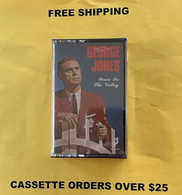 George Jones Peace In The Valley Cassette Tape New Sealed - Image 1 of 4