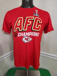 Camiseta grande para hombre Kansas City Chief's, NFL, AFC Champions Nike Dri-fit - Imagen 1 de 2