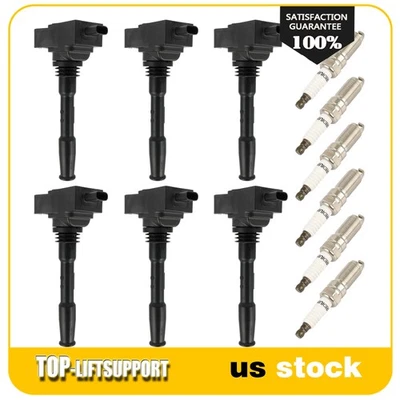 6 bobinas de encendido y 6 bujías para Ford Edge 2,7 L 2019-2020 F-150 2018-2021 Foto 1 de 4