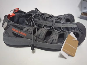 Eddie Bauer Herrenschuhe Größe 11M Fischer Wasser Sandalen Zederngrau NEU - Bild 1 von 7
