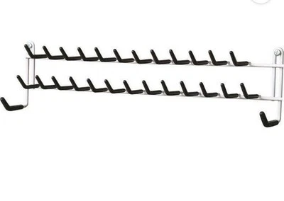 ClosetMaid 8051 Tie & Belt Rack Wall Mount in White 3083268 - Image 1 of 4