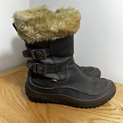 Botas aislantes de cuero impermeables para mujer Merrell Decora Chant Wild Dove talla 7,5 Foto 1 de 4