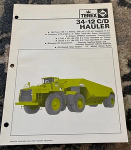 Terex 34-12 C/D Hauler Prospekt DCPA25 - Bild 1 von 1