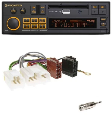 Pioneer DAB MP3 USB Bluetooth Autoradio für Nissan Primera P10 (1990-1999) - Bild 1 von 4