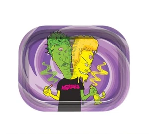 BEAVIS & BUDHEAD Metal Rolling Tray Small 18cmx14cm - Picture 1 of 1