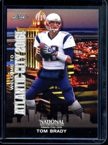 TOM BRADY 2016 WELCOME TO ATLANTIC CITY NATIONAL CONVENTION LEAF FOOTBALL #03VIP - Bild 1 von 3