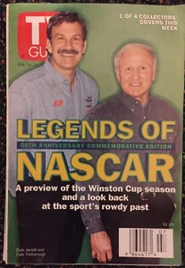 NASCAR Vintage TV Guide Edición Conmemorativa Febrero 1998 Cubierta 1 de 4 Coleccionistas - Imagen 1 de 2