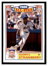 1989 Topps All-Stars #19 DARRYL STRAWBERRY New York Mets ~F7EE