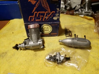 ASP Engine - ASP 25A2 ABC RC motor - Nice - 25 Size - NL24 - Image 1 of 4