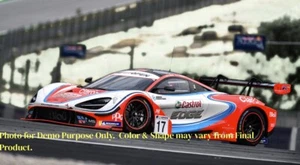 1/8 Lexan Clear RC Car GT Body Shell for McLAREN 720S GT3 with WB360mm - Picture 1 of 6