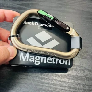 Black Diamond Magnetron RockLock Carabiner Climbing Green NEW from JAPAN - Picture 1 of 3
