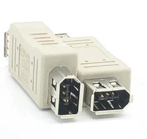 Kupplung, 6pin Buchse-F IEEE1394a Firewire, Kabel/Schnurverbinder Verlängerung Adapter - Bild 1 von 1
