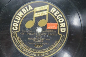 Miss Ada Jones - COLUMBIA A800 - Oh! What I Know About You & Cuba Nola Glide - Imagen 1 de 2