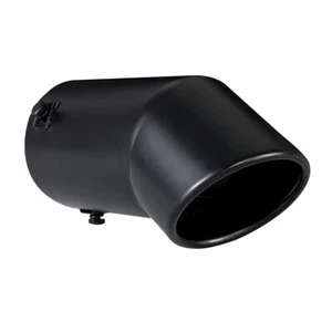 Car Exhaust Tip Muffler Pipe Black Coating Stainless Steel Fit 2.75 - 3 inch ⌀ - Picture 1 of 6