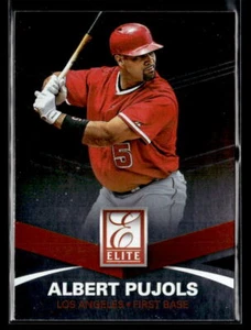 Albert Pujols - 2015 Panini Elite #40 Los Angeles Angels - Picture 1 of 2