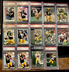 1991 - 2000 Brett Favre PSA/BGS 10/9/8 Graded Bundle Lot - RC SP Insert Gem - Picture 1 of 11