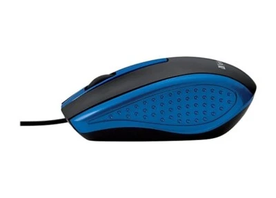 Verbatim 99743 Corded Notebook Optical Mouse (Blue) - Image 1 of 4