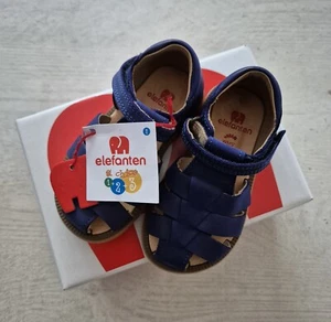 NEU Sommer Schuhe Elefanten Größe 22 Jungen BLAU Sandalen - Bild 1 von 4