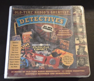 Old Time Radio's Greatest Detectives 20 Audio Cassettes NOS - Picture 1 of 2