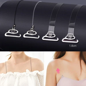1Pair Bra Accessories Bra Shoulder Strap Women Adjustable Hook Invisible Str..u - Picture 1 of 11