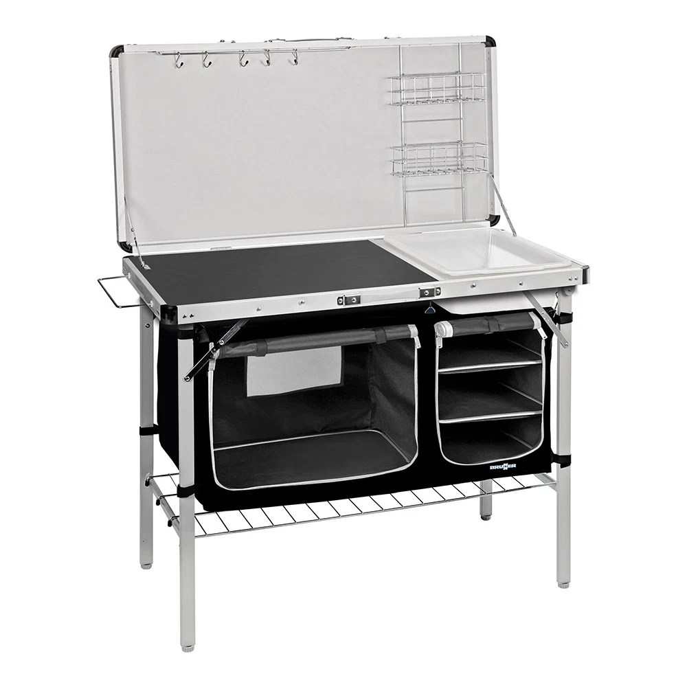 Outsunny Campingküche Klappbar, Outdoor Küche Mit Produktbild-Vorschau 10