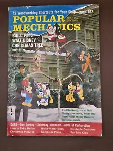 WALT DISNEY CHRISTMAS TREE-MICKEY MOUSE-DONALD DUCK-POPULAR SCIENCE - 1966 - VTG - Picture 1 of 6
