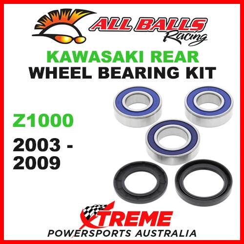 All Balls 25-1111 Kawasaki Z1000 2003-2009 Rear Wheel Bearing Kit - Image 1 of 2
